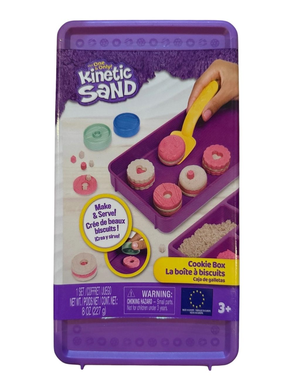 Kinetic Sand Cookie Box Play-set NEW